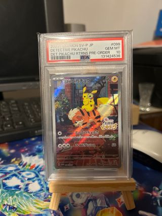 Carta Pokemon Detective Pikachu PSA 10 Mystery box