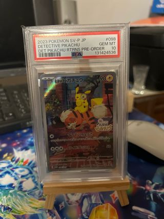 Carta Pokemon Detective Pikachu PSA 10 Mystery box