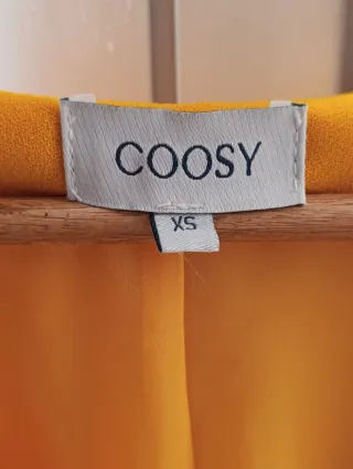 Vestido Coosy mostaza