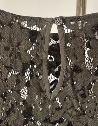 Abito verde in pizzo