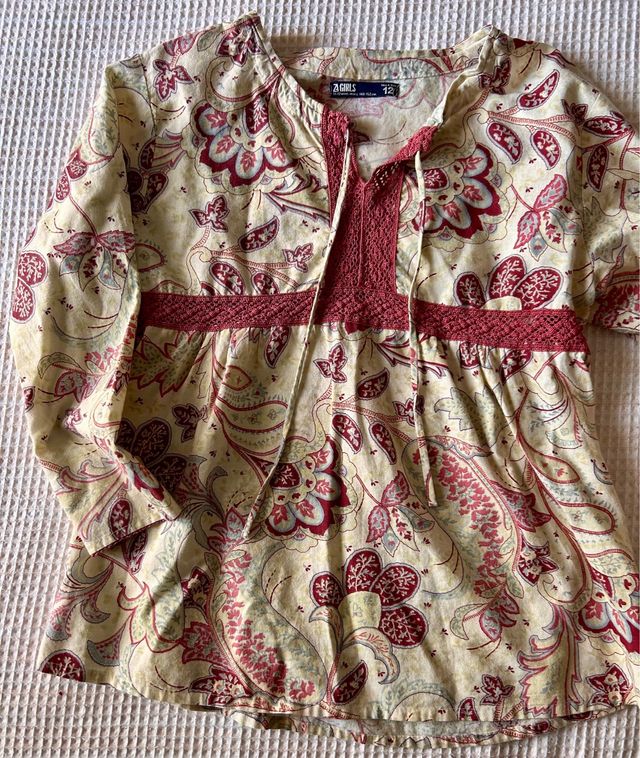 Camisa Zara Kids Talla 12