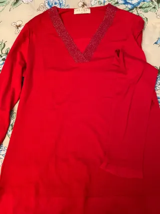 Maglia ADELE donna rossa