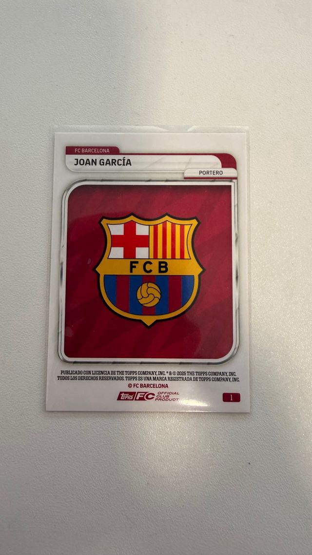 Joan García 037/225 Topps FC Barcelona