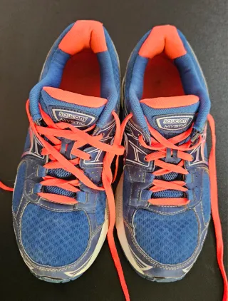 Scarpe Saucony Mystic Donna Tg. 38.5 Blu/Arancio