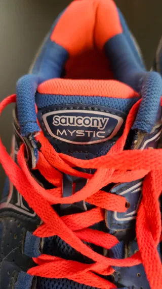 Scarpe Saucony Mystic Donna Tg. 38.5 Blu/Arancio