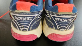 Scarpe Saucony Mystic Donna Tg. 38.5 Blu/Arancio