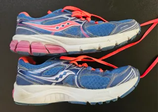 Scarpe Saucony Mystic Donna Tg. 38.5 Blu/Arancio