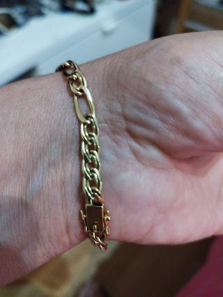 Esclava Oro 18k Maciza 20cm 12,5