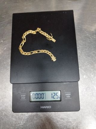 Esclava Oro 18k Maciza 20cm 12,5