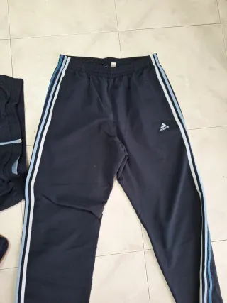 Chándal Adidas Hombre Negro y Azul