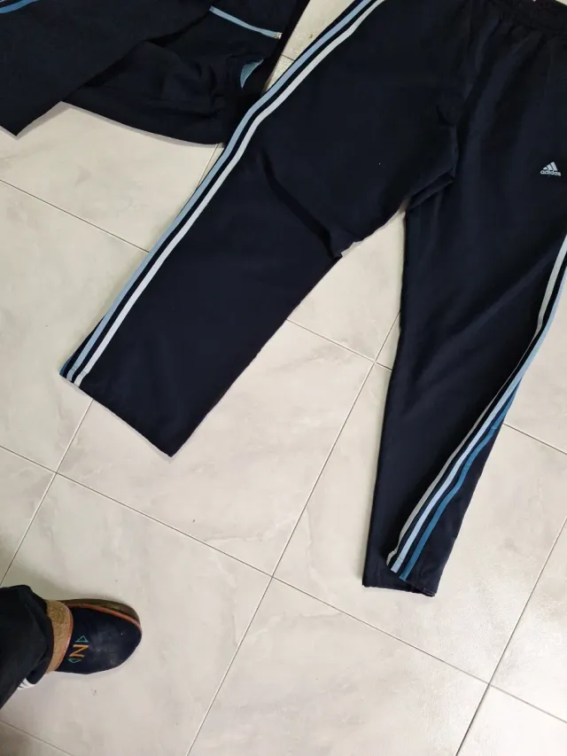 Chándal Adidas Hombre Negro y Azul