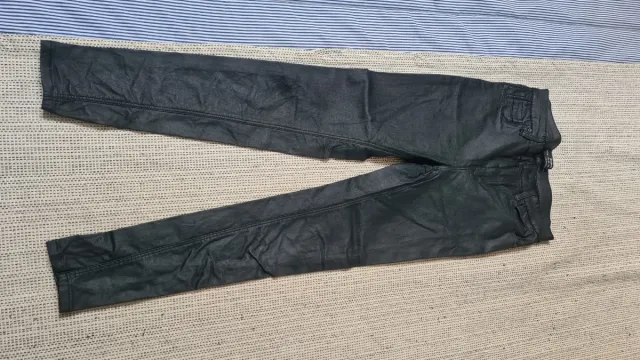 Pantalón Mango Negro Satinado Talla M