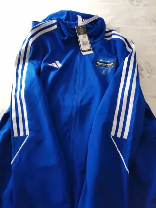 Chaqueta Adidas Azul con Capucha