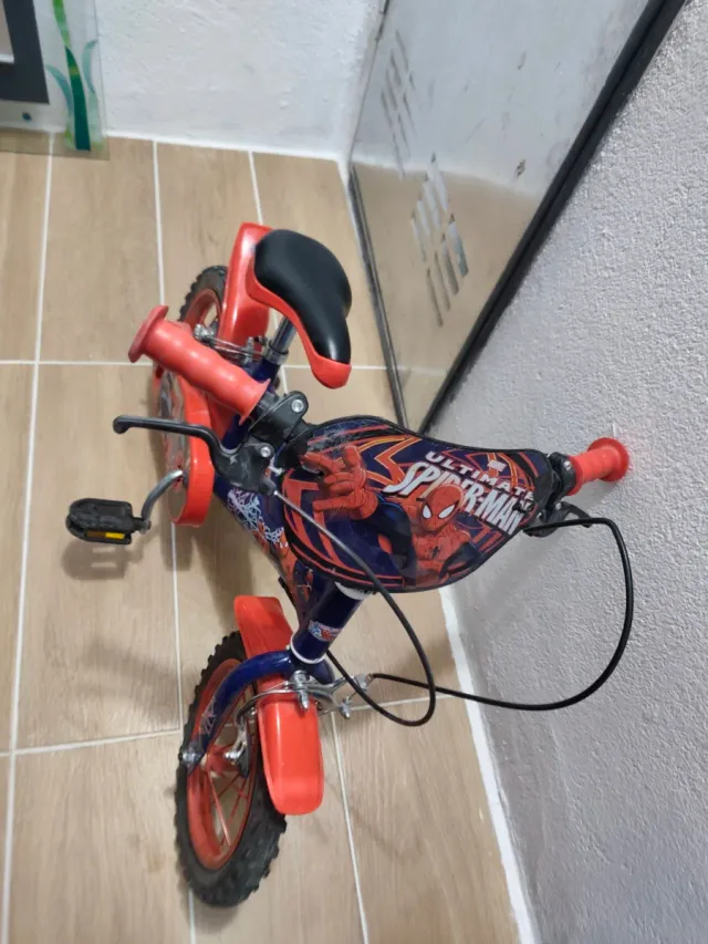 Bicicleta infantil Spiderman