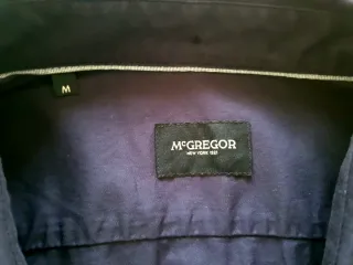 Camisa McGregor Slim Fit Algodón Azul Talla M