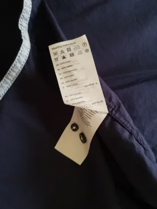 Camisa McGregor Slim Fit Algodón Azul Talla M