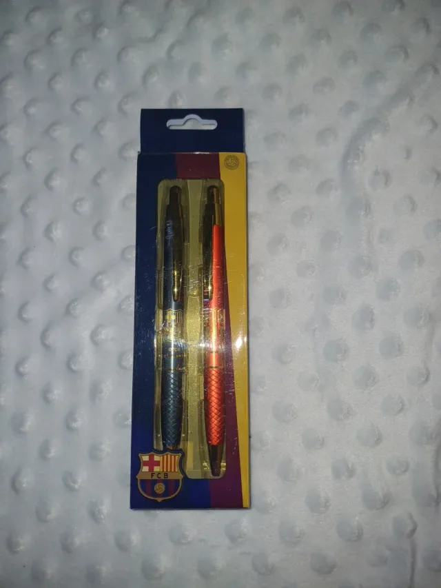 Bolígrafo y Portaminas FC Barcelona