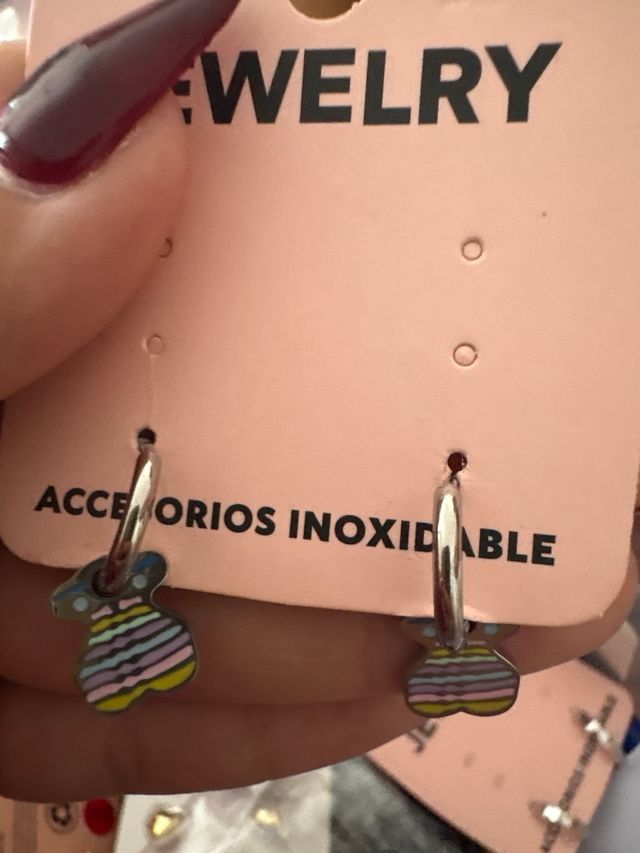 Pendientes de plata con diseño