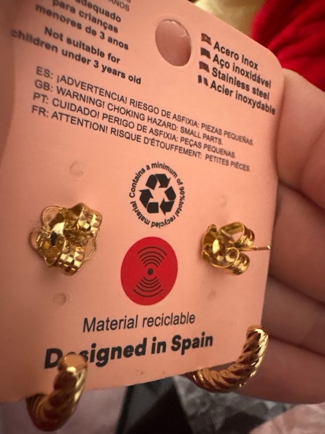 Pendientes de plata con diseño