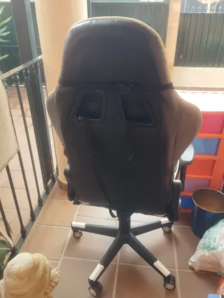 Sillón Gamer Negro y Blanco