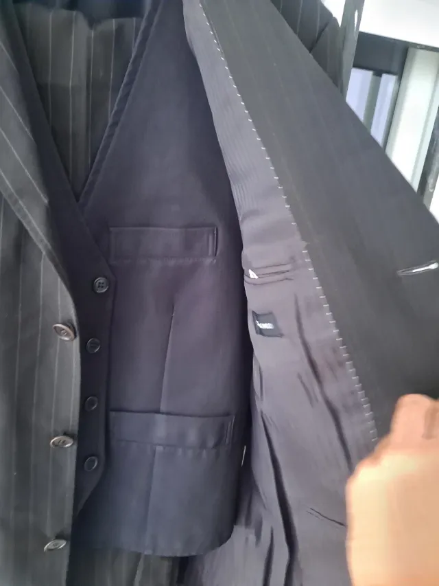 Traje Springfield Raya Negra Hombre