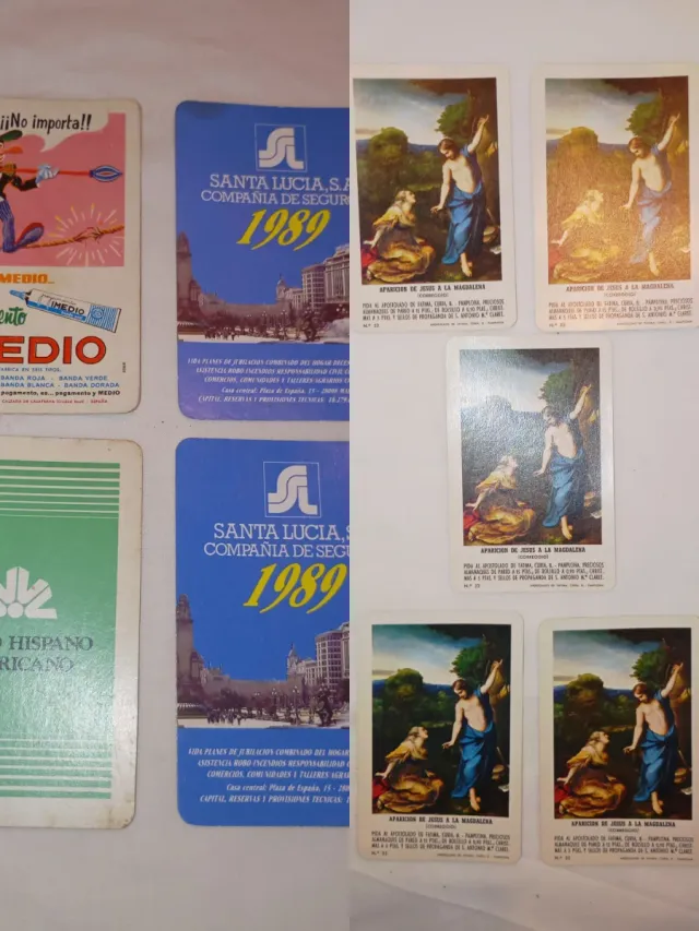 9 calendários H. Fournier