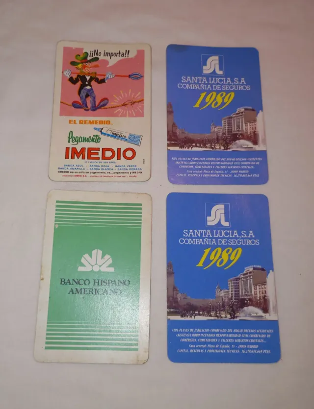 9 calendários H. Fournier