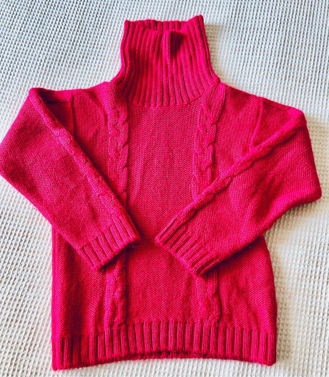 Jersey cuello alto niña Lima Limón T8