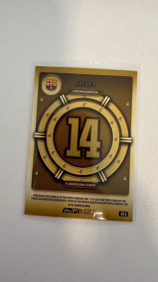 Aitana Gold Vault Topps Barcelona