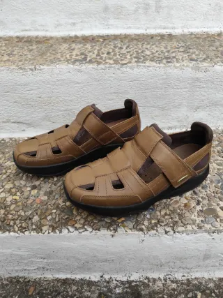 Sandalias MBT Hombre Talla 40 1/3 Marrones