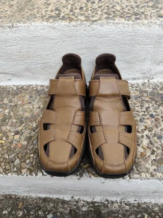 Sandalias MBT Hombre Talla 40 1/3 Marrones