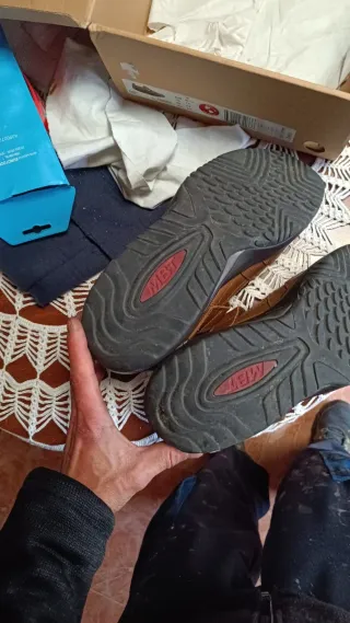 Sandalias MBT Hombre Talla 40 1/3 Marrones