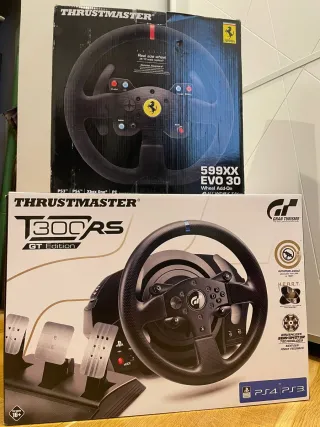 Thrustmaster T300 RS GT + Aro 599XX Evo Alcantara