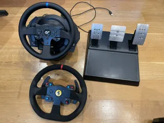 Thrustmaster T300 RS GT + Aro 599XX Evo Alcantara