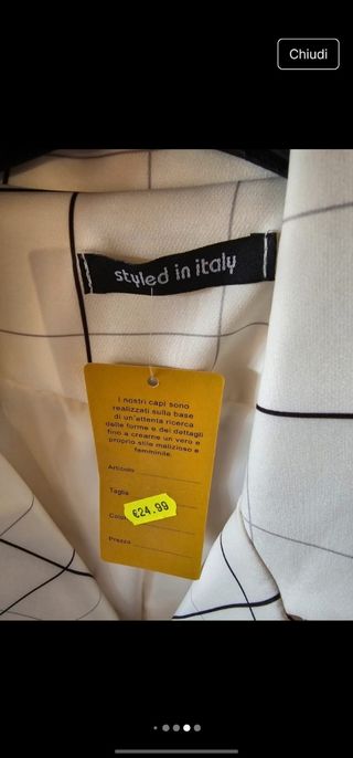 Completo blazer e shorts a quadri