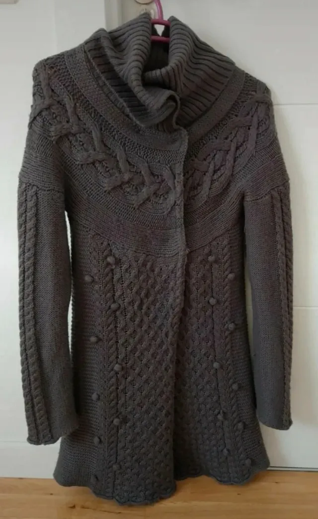 Chaqueta larga DDP gris