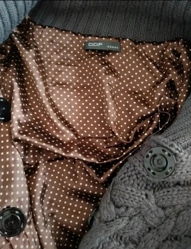 Chaqueta larga DDP gris