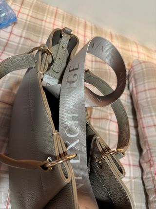 Borsa Armani Exchange Beige/Grigio