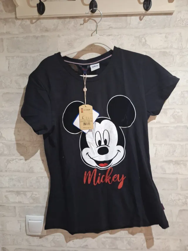 Camiseta Disney Mickey Mouse Negra