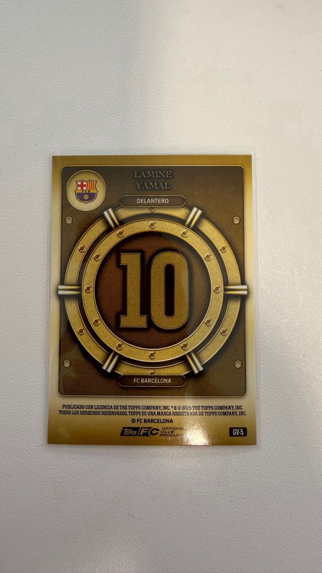 Lamine Yamal Gold Vault Topps