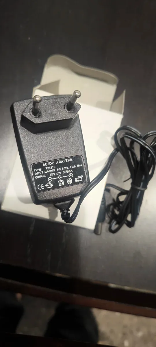 Adattatore AC/DC 12V 500mA per telecamera di sorveglianza