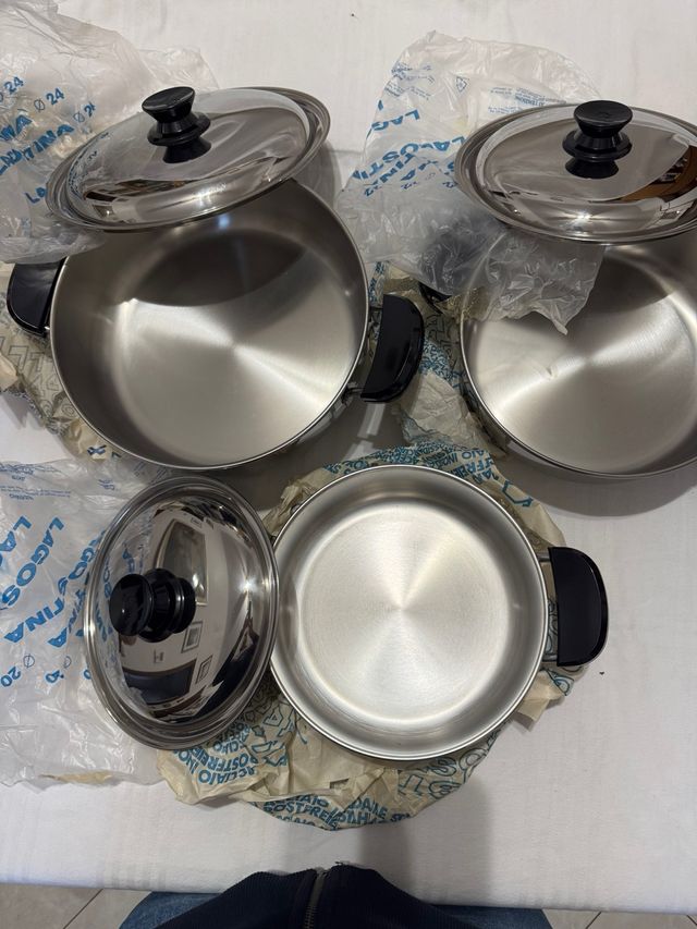Set Pentole Lagostina Acciaio Inox