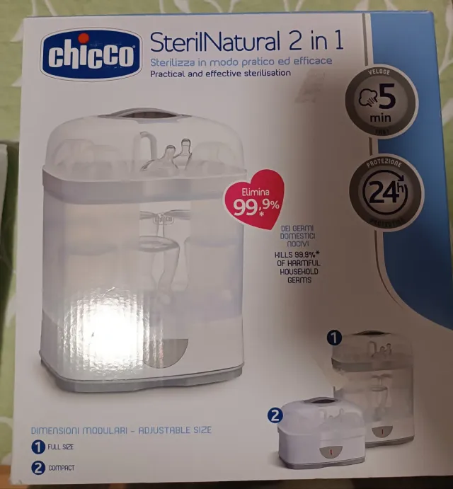Esterilizador Chicco SterilNatural 2 en 1