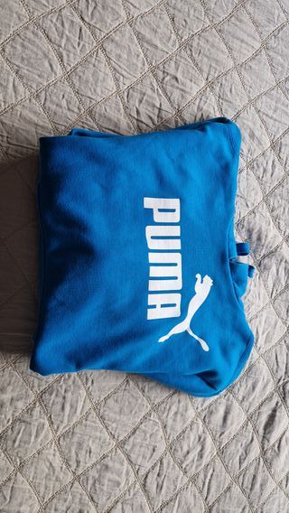 Sudadera Puma Azul Talla M Adolescentes