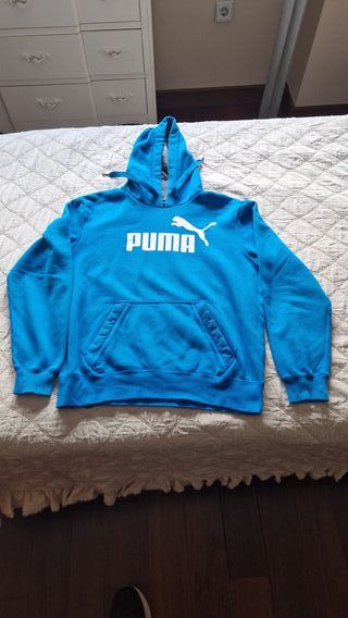 Sudadera Puma Azul Talla M Adolescentes