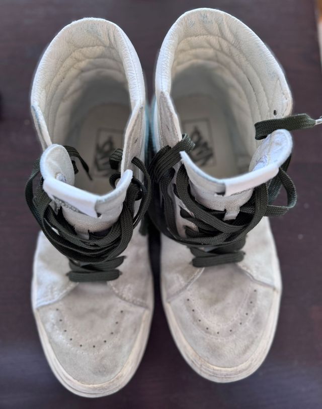 Botas Vans Blancas/Grises