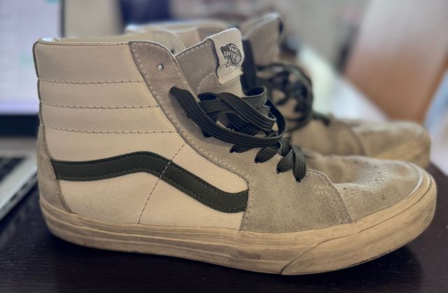 Botas Vans Blancas/Grises