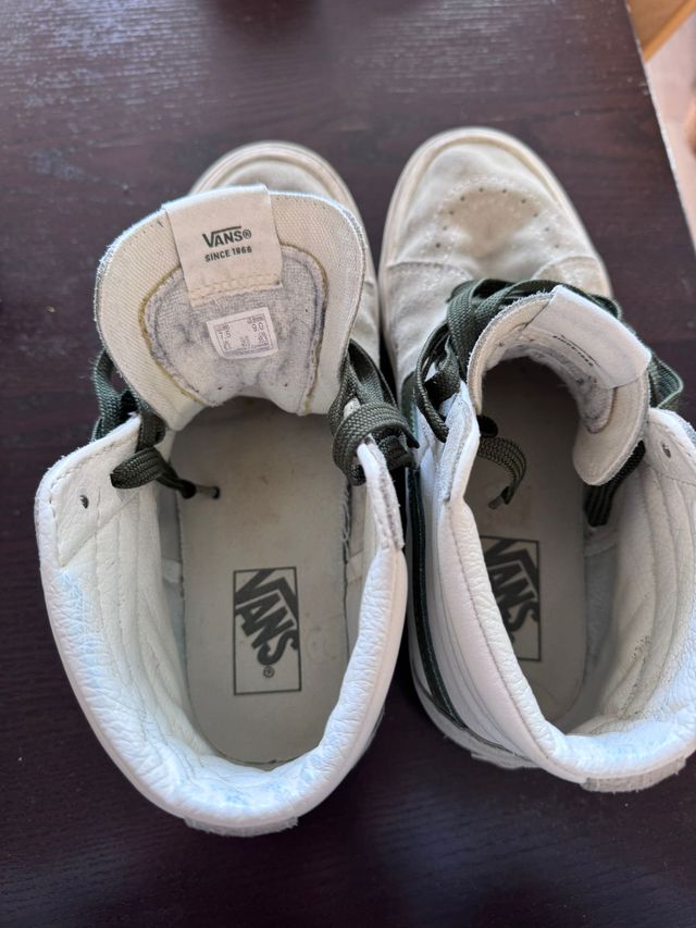 Botas Vans Blancas/Grises