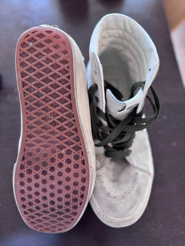 Botas Vans Blancas/Grises