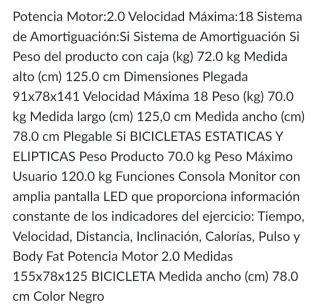 Cinta de Correr Salter T40